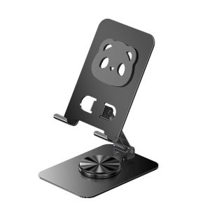 Catch Up on Drama Bracket Bear Silicone Anti-slip Tablet Stand Rotatable Easy Angle Adjustment