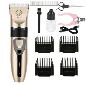 Pet Hair Clipper Grooming Kit Animal Pet Shaver Cat Dog Hair Trimmer Clipper Shaver Set