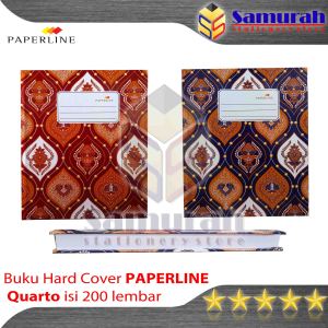 Buku Hard Cover Paperline Quarto isi 200 lembar / Buku Akutansi Laporan Kuarto / Kwarto PPL 200 Lbr