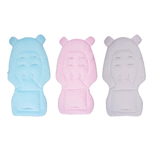 Bông nhung chấm ủng hộ Xe đẩy chèn có thể tháo rời chống trượt đệm mềm bông pad cho pram highchairs 81x41cm