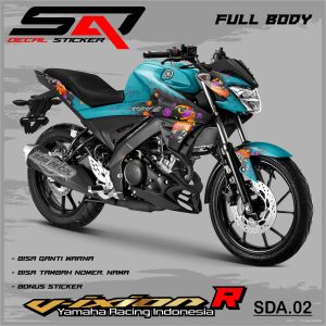 Stiker Custom Full Body VIXION R - Decal Sticker Striping Variasi Motor VIXION R SDA.02