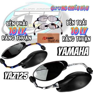 kính xoay 360 gắn mọi loại xe 2 bánh YAMAHA SUZUKI HONDA - chân nhôm cnc