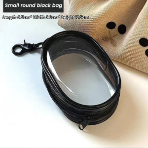 BlueWow Tas Penyimpanan Kabel Transparan dengan Gantungan Kotak Serbaguna untuk Charger Headset dan Aksesori HP