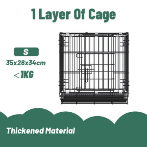 Kandang Kucing/Anjing Lipat Ukuran 60x42x50 Tingkat 1 Pakai Roda Tingkat 1 Dan Standar