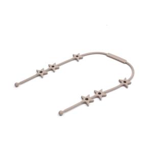 Baby Pacifier Clip Soft Silicone Pacifier Chain Infant Teething Toy Strap Adjustable Toddlers Dummy Nipple Holder Clip