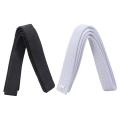 180cm Taekwondo Belt Karate Belt Judo Belt White Belt Long Soft Belt Martial Art Belt for Martial Art Training. 