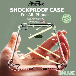 [AUTHENTIC] iPhone 17 16 15 14 13 12 11 X Air Shockproof Case For  iPhone 17 Pro Max X XS Max XR Transparent Cover For iPhone 8 7 Plus Anti-knock casing Airbagg drop protection Anti-Burst