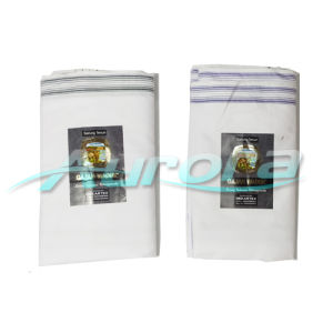 Sarung Pria Dewasa Warna Hitam & Putih Polos/Kain Sarung Putih Hitam Pria Dewasa-Aurora Store(COD)