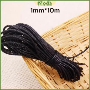 MODA. 10m Leather Line Waxed Cord Thread String Strap Necklace Rope For Making DIY Bracelet Supplie