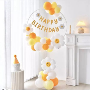 (Tặng bơm+ keo) Set Trụ bóng trang Trí Sinh Nhật Các Chủ Đề Đa Dạng Cho Bé Combo Trang trí Sinh Nhật Bao Gồm Trụ Bóng