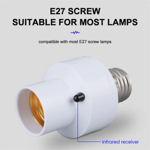 B.LIVEM 【50%OFF】มีรีโมท Remote หลอดไฟ LED E27 220V ชุดหลอดไฟ หลอดไฟไร้สาย แสงขาว/แสงวอร์ม พร้อมส่ง【หลอดไฟ+ขั้ว】
