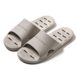 WomenS Leak-Proof Slippers For Home Bathroom Use CoupleS Indoor Non-Slip Slippers Suitable For Hotel And Outdoor Wear Flat-Soled Sandals