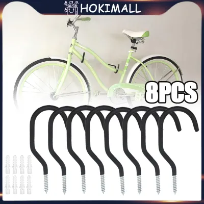 8Buah Alat gantung sepeda tembok Braket Bike Stand Wall Hanger Gantungan Sepeda di tembok Stand Display