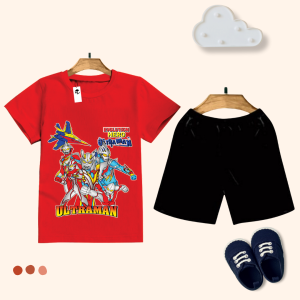 Code8.id Kaos set dan celana anak LAKI LAKI DAN PEREMPUAN CARTOON MURAH DAN TRENDY