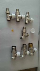 Brass straight radiator valve without thermostatic head for HVAC System DN15 DN20 DN25 DN32 temperature controller valve
