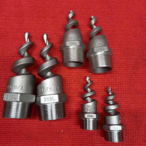 Vòi phun ( Bec phun) soăn ốc. Đầu phun nước inox DN25 DN32 DN40. Ứng dụng phun rửa về sinh hoá chất chữa cháy ...