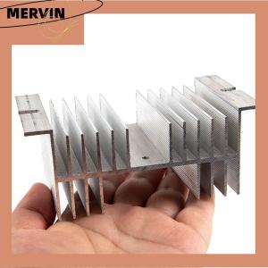 [MERVIN]💖[HOT SALE]🎈🎈 อลูมิเนียม SINGLE PHASE Solid State Relay SSR HEAT SINK BASE หม้อน้ำ50*125*70mm