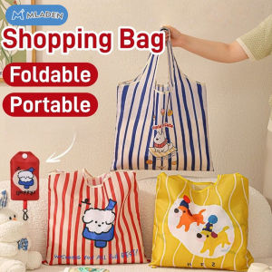 MLADEN Cute Printing Handbag Shopping Shoulder Tote Bag Foldable Reusable Portable Eco-Friendly Large Capacity