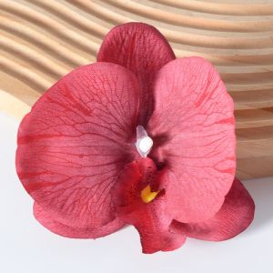 Kepala Bunga Anggrek Latex Jumbo1 Kuntum / Kelopak Bunga Anggrek Artificial / Bahan Seserahan Orchids / Bunga Seserahan / Bunga Palsu GM168 BP07