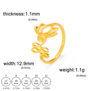 SKYRIM Stainless Steel Ring Fashion Simple Womens Ring Corrosion Resistant Fashion Jewelry