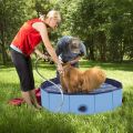 *SG seller* Kids Pet Foldable Swimming Pool Dogs Cats Bathing Tub Portable Bathtub Collapsible Water Pond Pool & Kiddie Pools for Kids Pet Spa Whelping Box Kiddies Pets to Swim and Bath in Outdoor. 