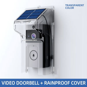 CHUANGCHAO Wireless Home Doorbell With Solar Charging Rain Cover Intercom Coice Communication