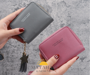 (MG)Women Fashion Small Trifold Wallet Short Purse Wallet Duit Dompet Kecil Perempuan Duit Dompet Pendek Wanita