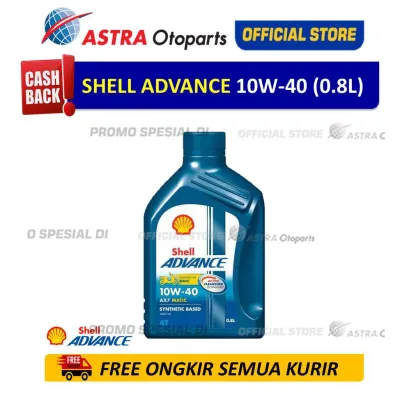 Shell Advance AX7SC 10W40 0.8 L untuk Motor Matic