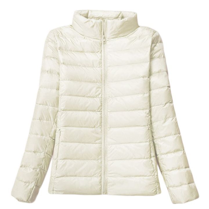 Uniqlo Style Women's Duck Down Lightweight Jacket Winter Outerwear Coat