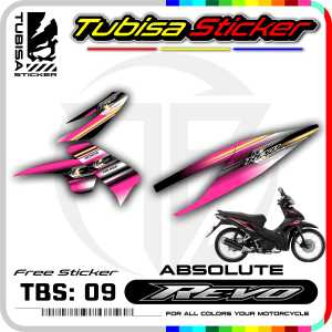 Stiker Striping Revo Absolute - Sticker Striping Variasi Motor Revo Absolute. TBS.09