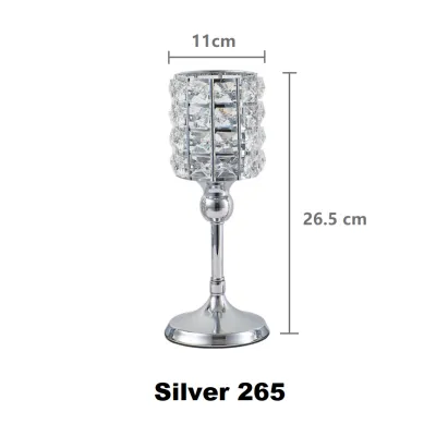 Crystal Glass Lantern Candle Holders Wedding Candelabra Centerpieces Center Table Candlesticks Parties Decoration