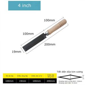 [HCM] Dũa kim cương mài lưỡi cưa gỗ cầm tay 4 / 5 / 6 inch thép carbon cao cấp-GL314