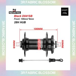 【Deal of the day】 3R Novatec Mountain Bike Hub D041SB D042SB Disc Brake 28/32/36 Holes MTB Road Hubs Bearing QR 32H 8/9/10/11/12 Speed