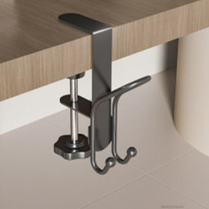 Adjustable Book Bag Hook for School Desk Edge High-Strength Load-Bearing Hanger Office Desk Book Bag Holder with Adjustable Clip LA-BF-SG