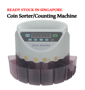 (SG SELLER) Coins Sorter Sorting Currency Machine / Coin Counting Machine / Coin Machine / Coin Sorter