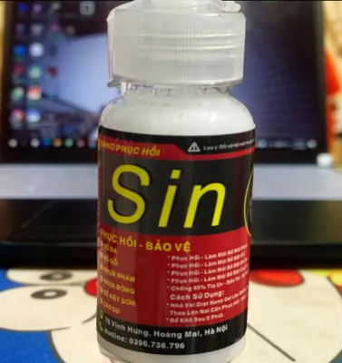 [TẶNG MÚT] Phục hồi nhựa nhám xe máy ô tô NANO SIN 50ml - làm đen nhựa nhám hiệu ứng cánh sen mưa không trôi không phai màu