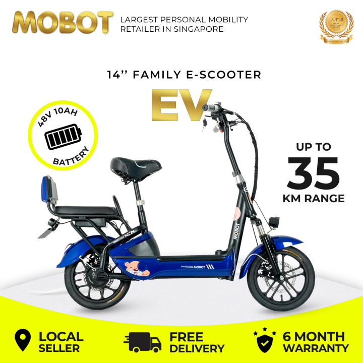 EV UL2272 Seated Electric Scooter Lazada Singapore