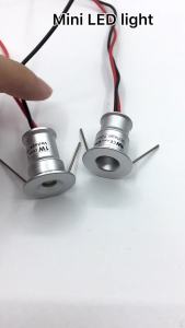 1W LEDDownlight 12V 3V Dimmable Spot Lamp Recessed Downlight for Ceiling Cabinet Showcase Focus KTV Ambient Spotlight