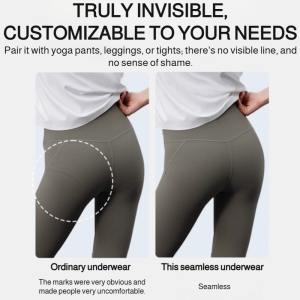 Panties Traceless Bottoms not Stuffy Natural Elegant Style Skin-friendly not Exposed Underwear Pajamas with