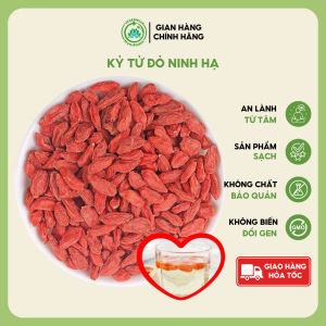 Kỷ Tử Đỏ Câu Kỷ Tử Ninh Hạ Sấy Mộc.Chuẩn An Toàn Vệ Sinh Thực Phẩm Túi 100G.200G||HAMIFOODS