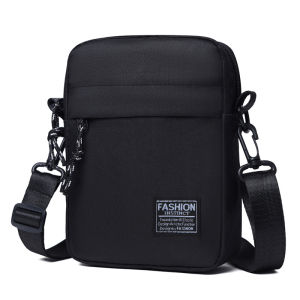 Lelaki Sling Bag For Men Canvas Casual Waterproof Shoulder Bag Students Fashon Crossbody Small Bag 轻便男士单肩包