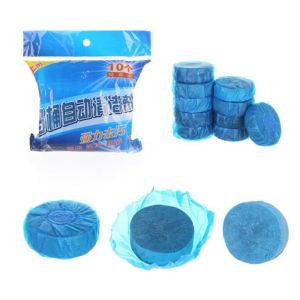 HCCM Blue bubble toilet automatic cleaner strong decontamination 10 bags of toilet cleaning treasure