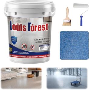 High-Gloss Marble Effect Epoxy Floor Coating Waterproof Non-Slip Long-Lasting Louis Forest Epoxy Floor Paint Marble-Like Finish Suit for Multiple Surfaces
