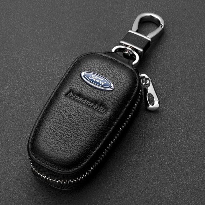 Leather Key Keychain For Ford Ecosport 【Available】Ford Car Key