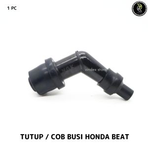 TUTUP BUSI COB BUSI DOP KEPALA CANGKLONG BUSI BEAT VARIO SCOOPY SPACY KARBU HITAM TEBAL KUNINGAN NGK