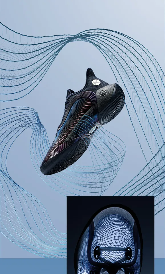 ANTA Men KT Three Point Rain 2 Basketball Shoes Professional