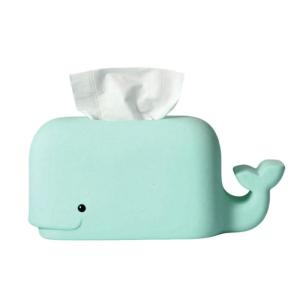 Silicon Phong Cách Hộp đựng khăn giấy cho phòng khách trang trí hình cá voi Hộp đựng khăn ăn dung tích lớn Hộp khăn giấy
