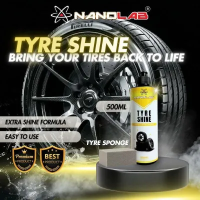 Tyre Shine Tyre Wax Pengilat Tayar Wax 4 Liters 500ml - Nano Coating Malaysia