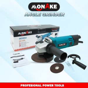 MURAH MERIAH !! PAKET BOR DAN GRINDA MONAKE X MAKITA MESIN BOR LISTRIK ELECTRIC DRILL 10MM M0900B Mesin Gerinda Tangan 4 Inch Angle Disc