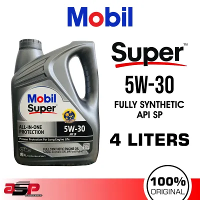 Mobil Super 5W-30 Gasoline Oil Gallon / Liter - All in One Protection